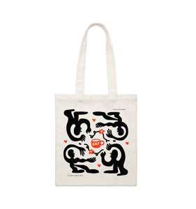 "Seeing Double" Canvas Tote