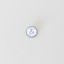 Front of Coffee and Tea Collective Enamel Pin with Ampersand logo