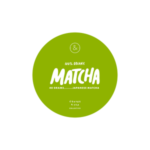 Logo for 100% Organic Matcha, 40 Grams of Japanese Matcha from Coffee & Tea Collective